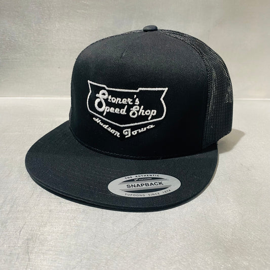 Yupoong Snapback Black Shield Logo